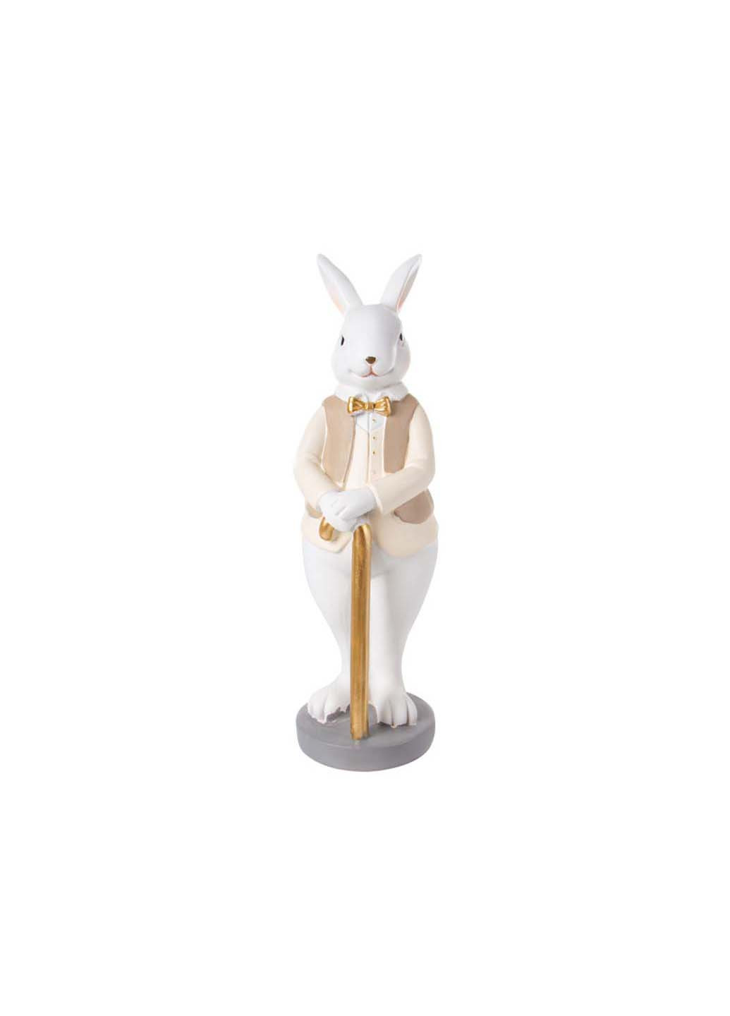 Статуэтка Мистер Кролик в бежевом 10х8х26 см Lefard (259443912)