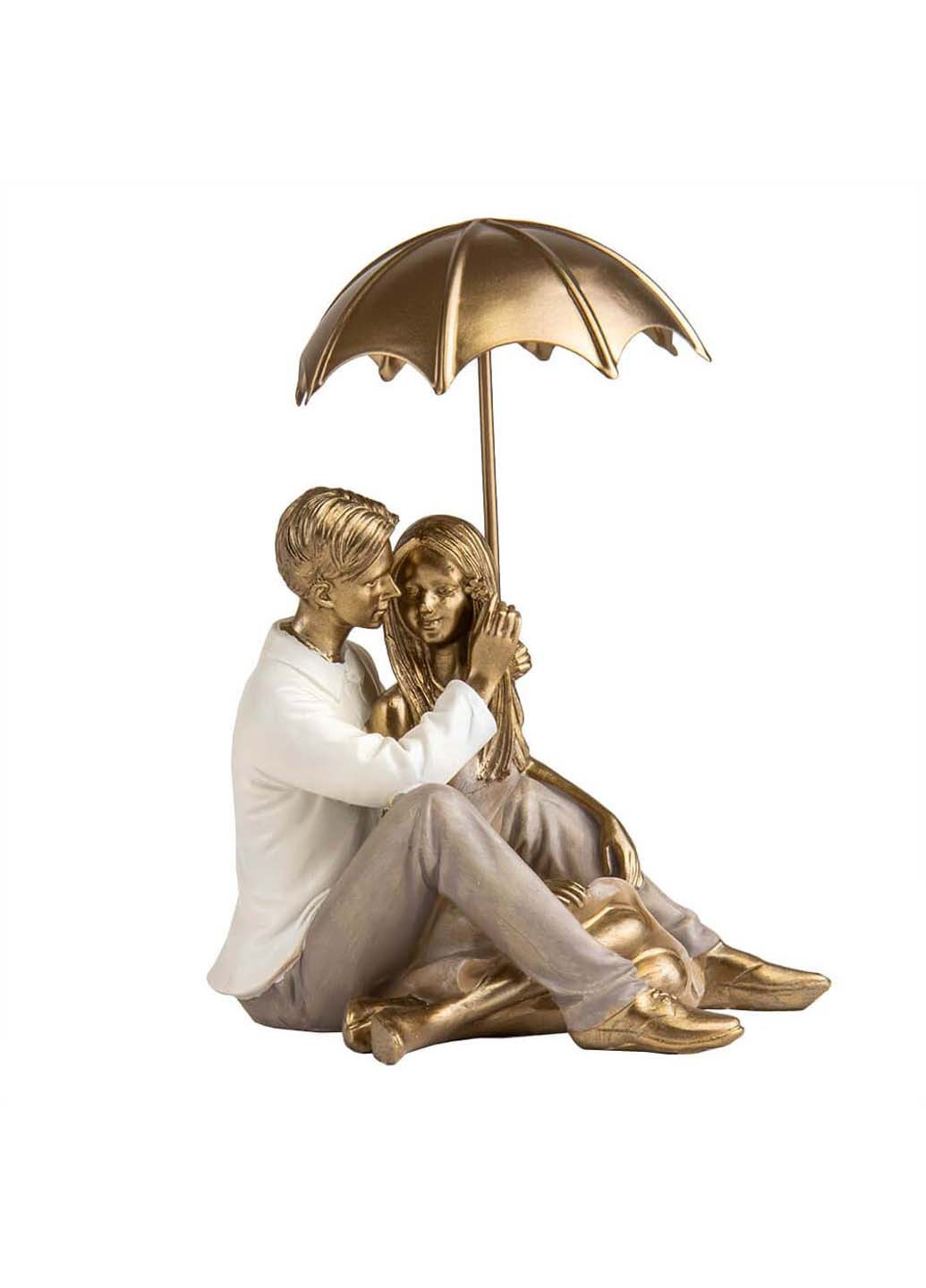 Фігурка декоративна AL186618 Lovers under an umbrella 17x14x13 cm Lefard (259443862)