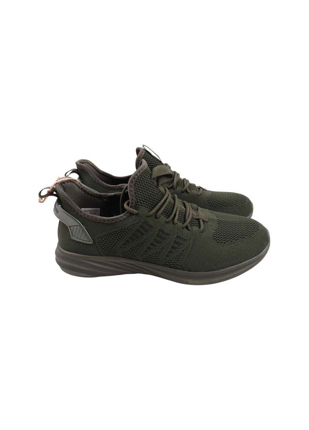 Зеленые кроссовки Restime 227-23LK