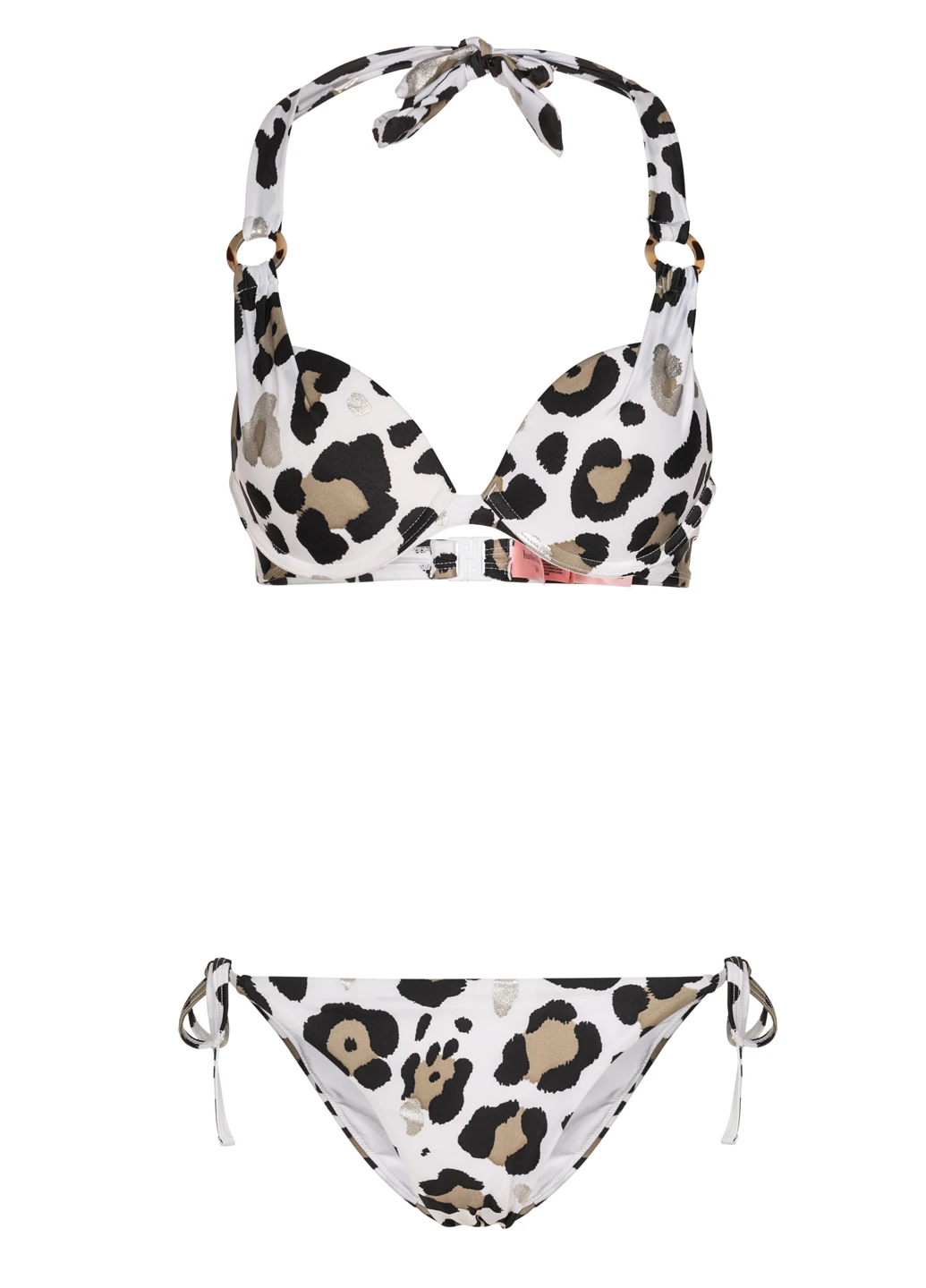 Білий літній роздільний купальник push-up роздільний Hunkemoller