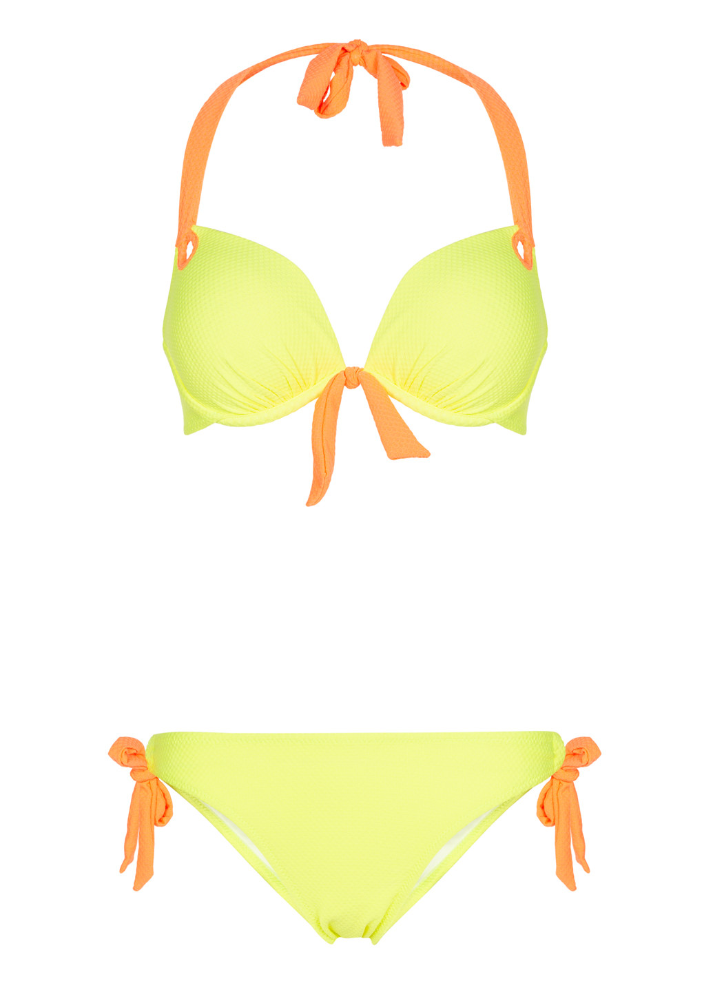 Салатовый летний раздельный купальник раздельный Bella Rosa