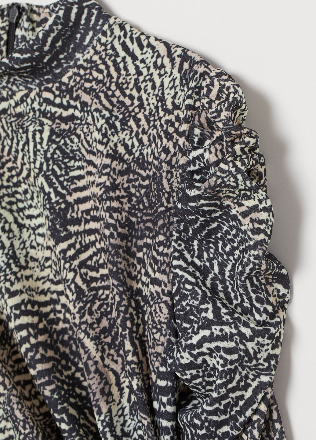 Комбинированное повседневный платье H&M леопардовый