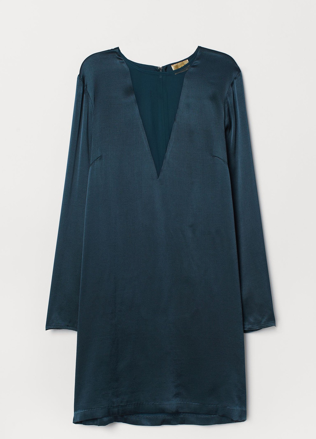Смарагдова святковий сукня H&M однотонна