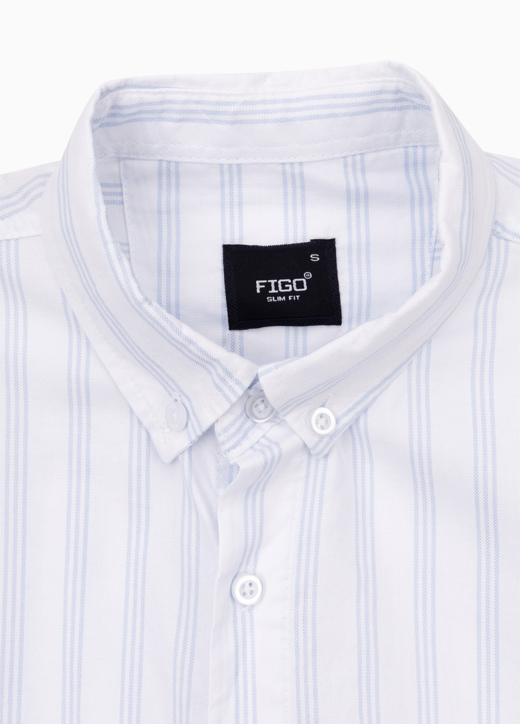 Белая повседневный рубашка Figo