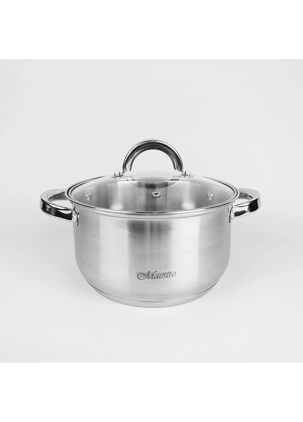 Набор кастрюль MR-2120-6L 6 предметов серебряные нержавеющая сталь Maestro (259447823)