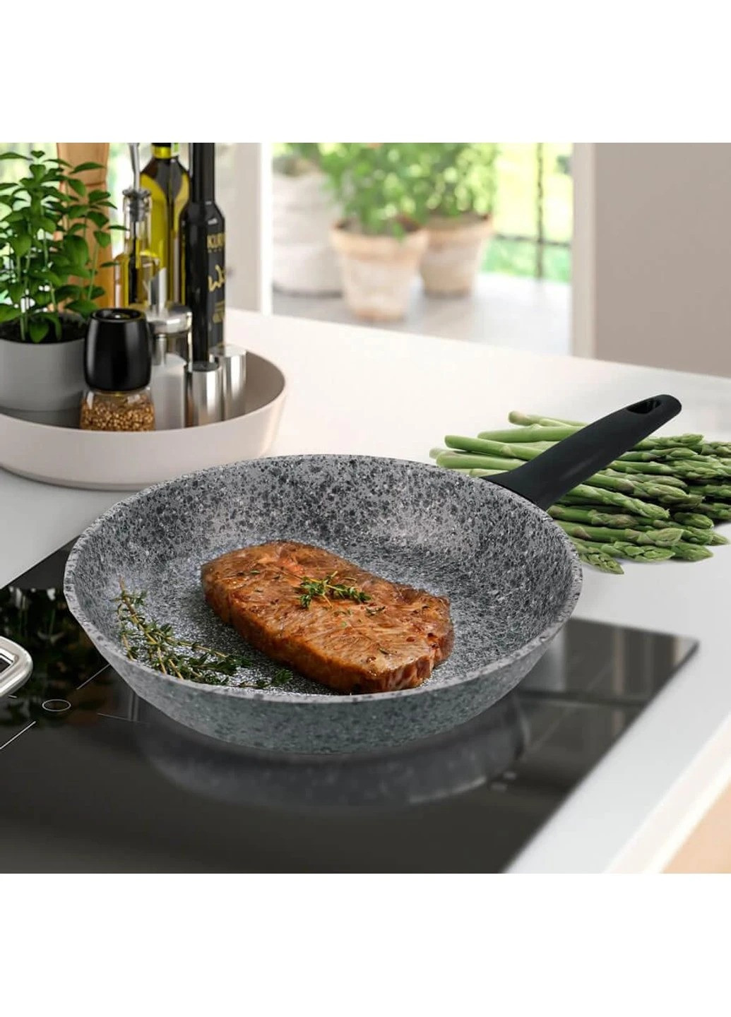 Сковорода універсальна MS-1210-26 26 см сіра алюміній Maestro (259447843)