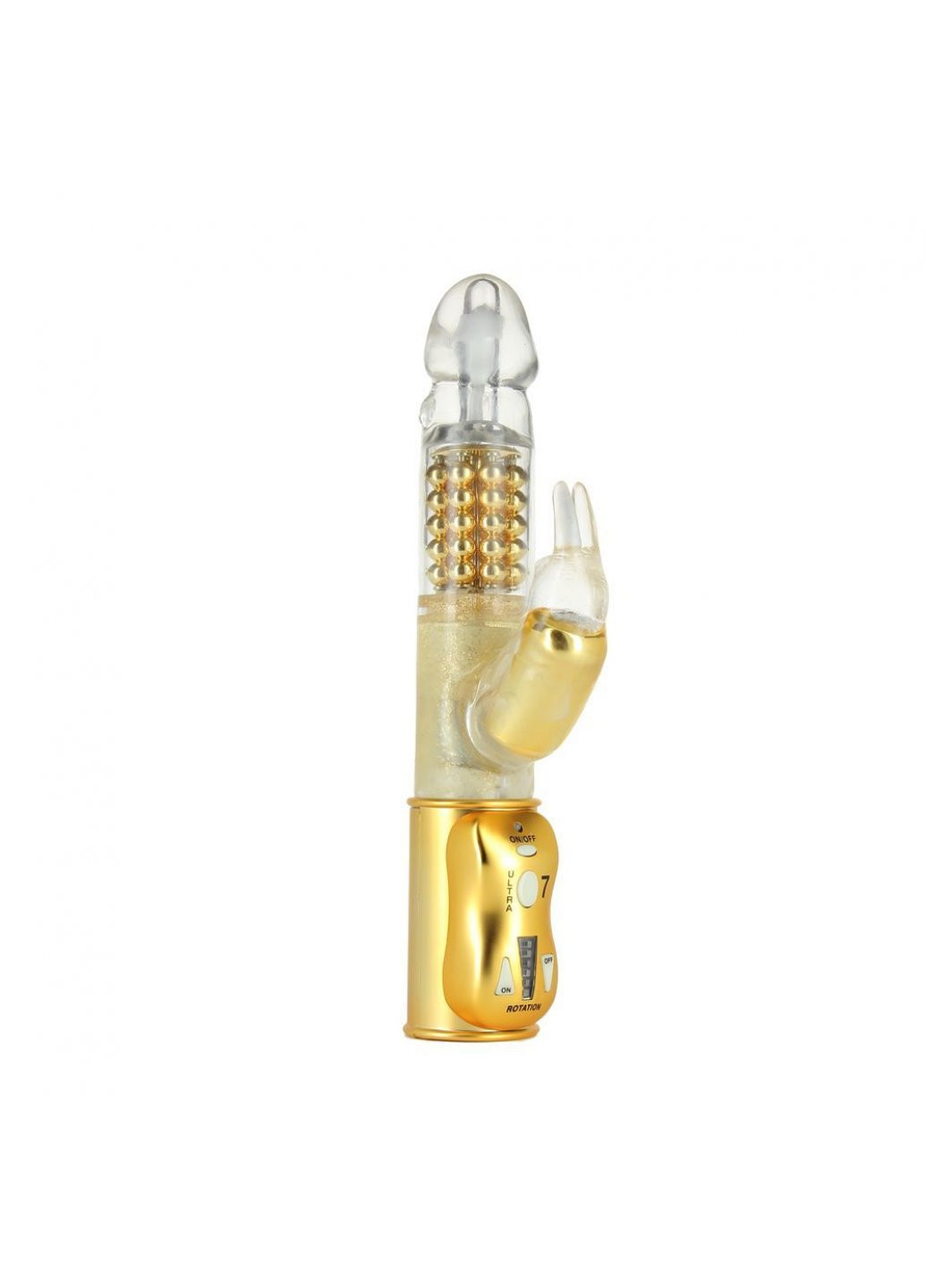 Вибратор-кролик Orgasmic Rabbit Gold с жемчужным массажем Dorcel (259450259)