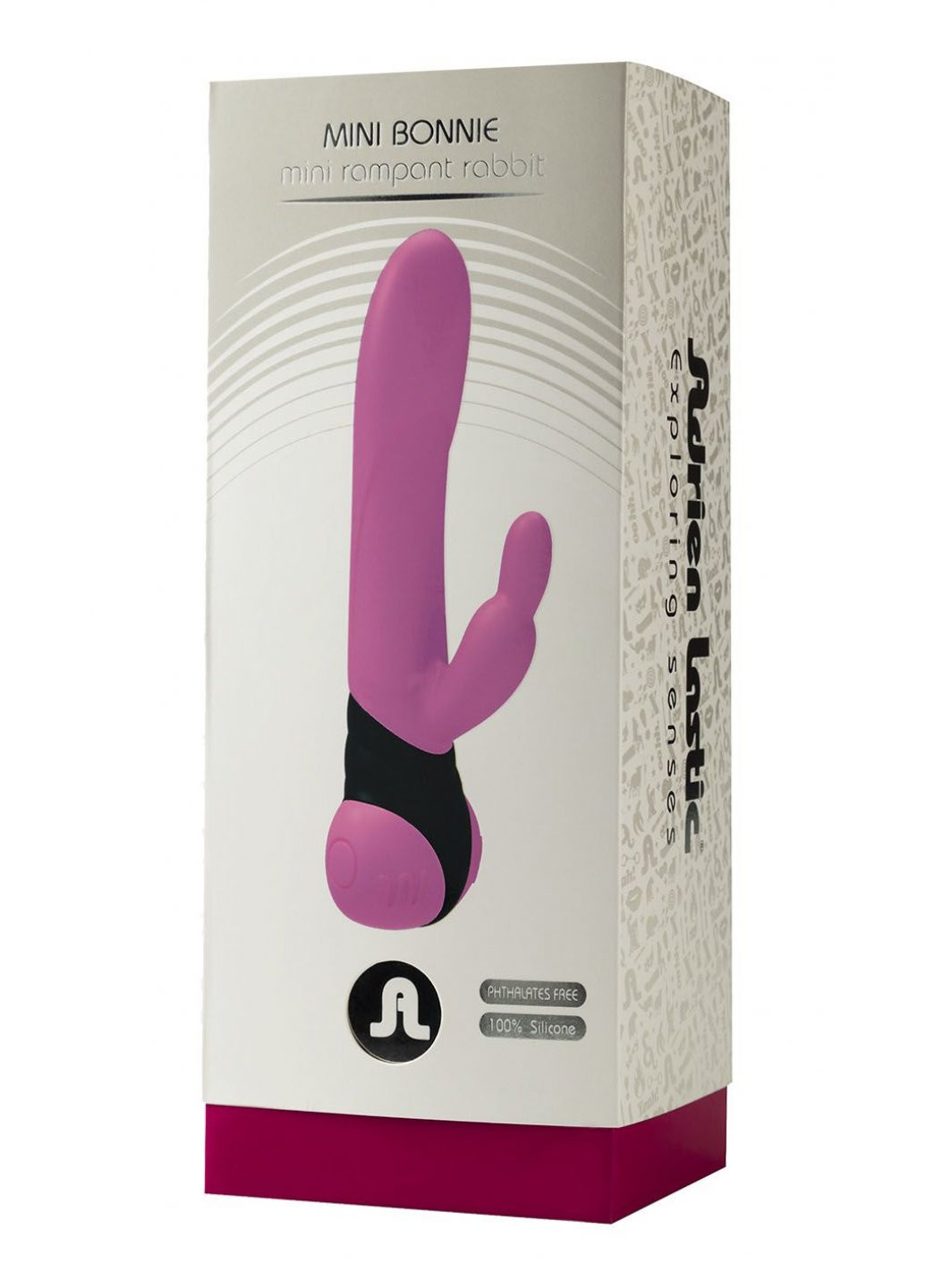 Вібратор з обертанням стовбура Mini Bonnie з петелькою для пальчика Adrien Lastic (259450229)