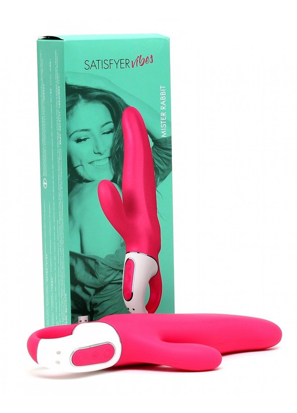 Потужний вібратор кролик Vibes Mr. Rabbit, два мотори, литий силікон, 12 режимів роботи Satisfyer (259450286)