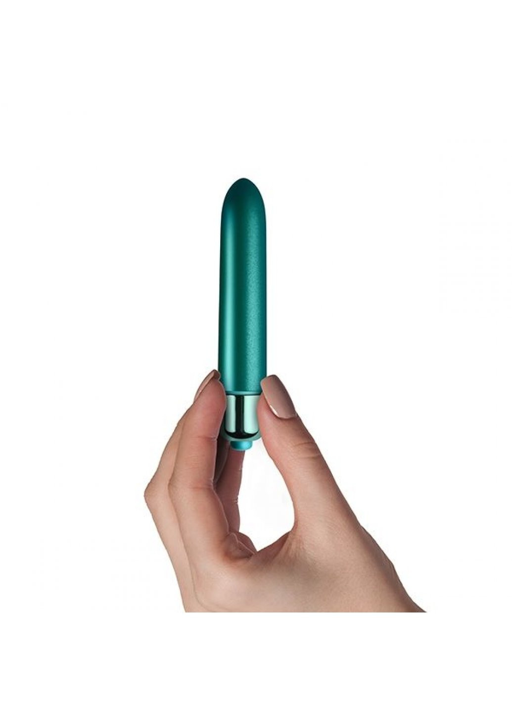 Вибропуля Rocks Off RO-90mm Touch of Velvet Peacock Petals матовая, 10 режимов работы, на батарейке Rocks-Off (259450164)