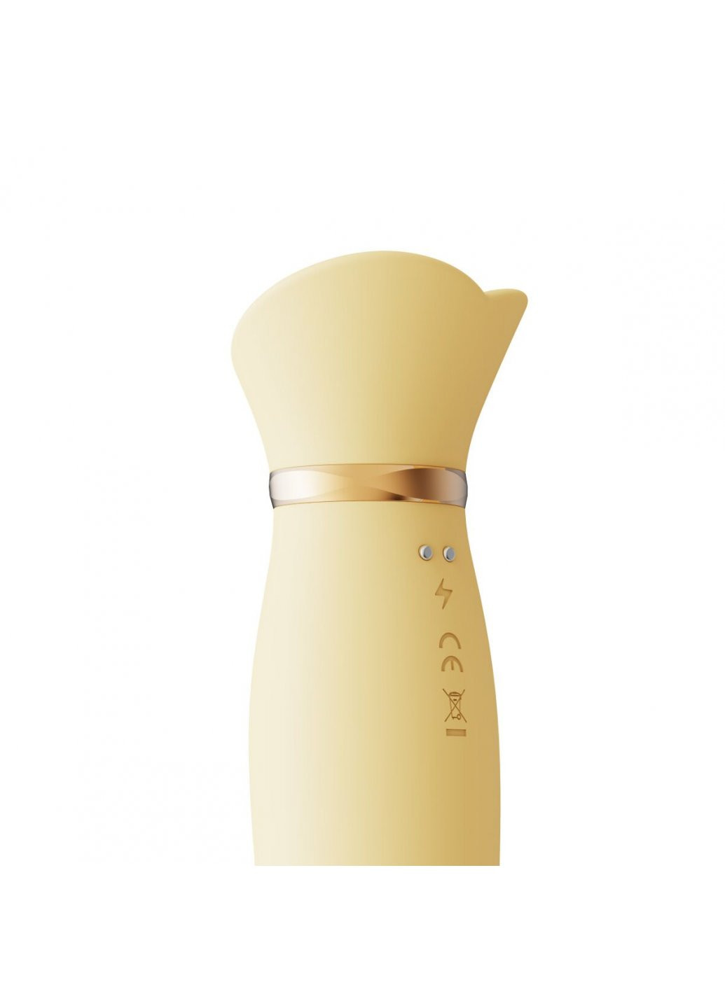 Пульсатор-вибратор с вакуумной стимуляцией клитора - ROSE Thruster Lemon Yellow Zalo (259450191)