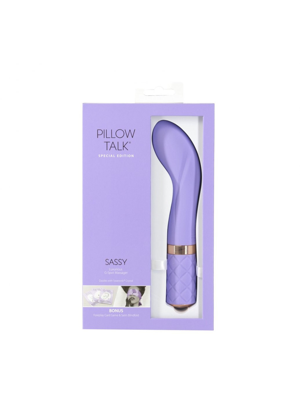Роскошный вибратор - Special Edition Sassy Purple с кристаллом Сваровски Pillow Talk (259450205)