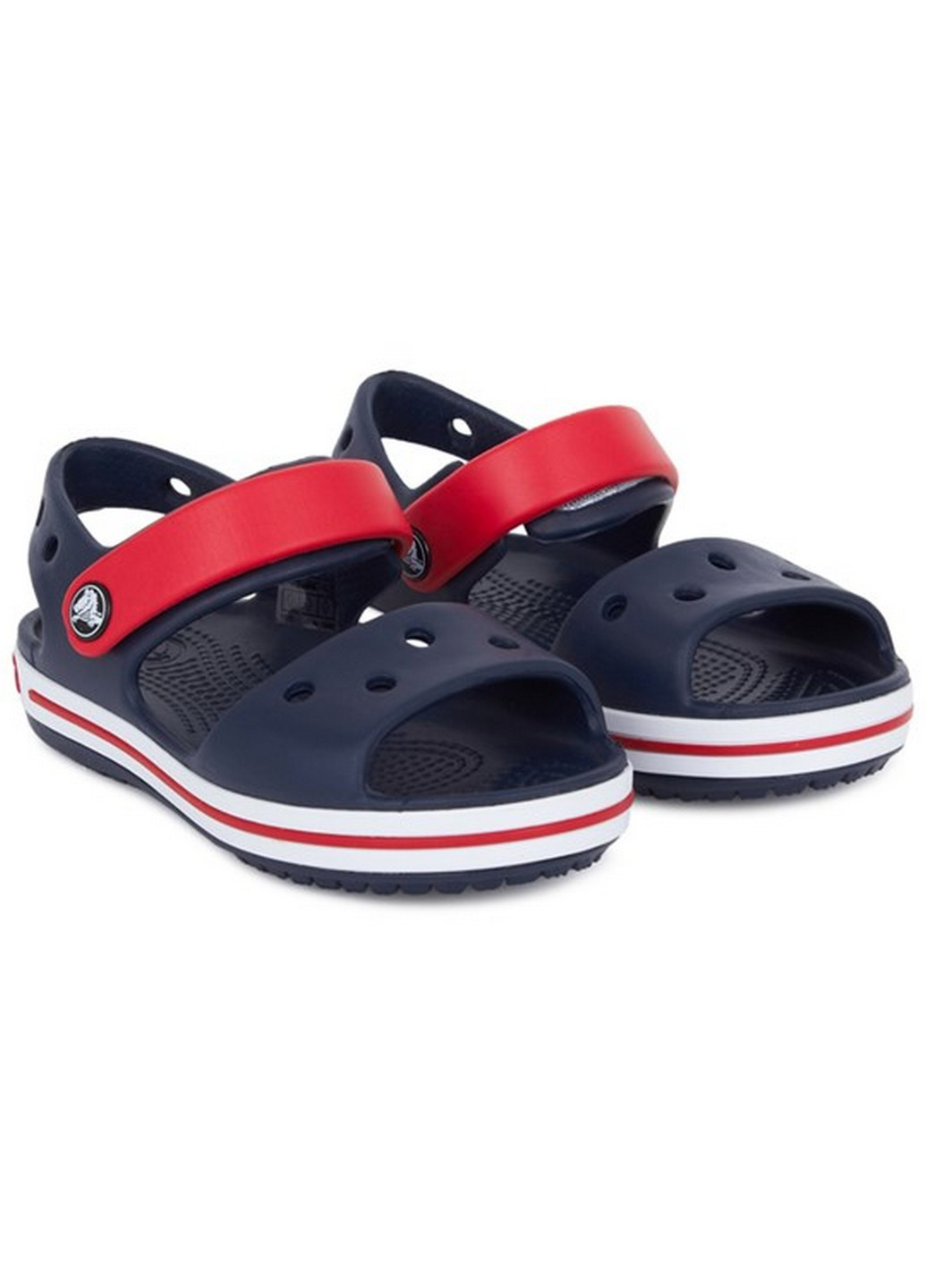 Крокс Сандалі Crocs crocband sandal navy/red (259469071)