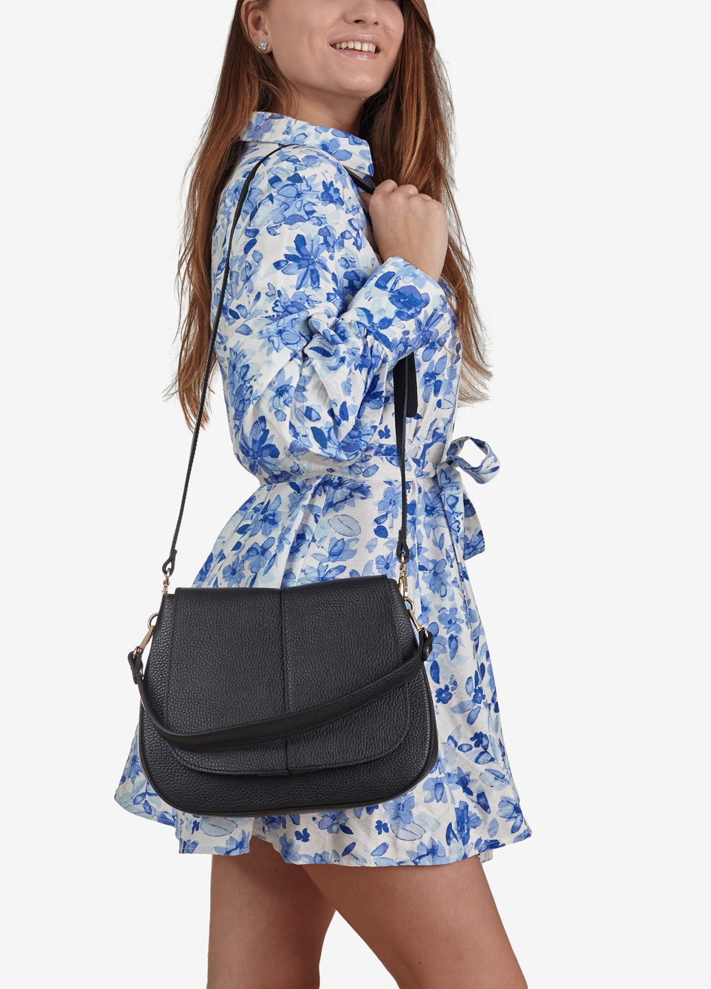 Сумка женская кожаная кросс-боди средняя Сrossbody Regina Notte (259502326)