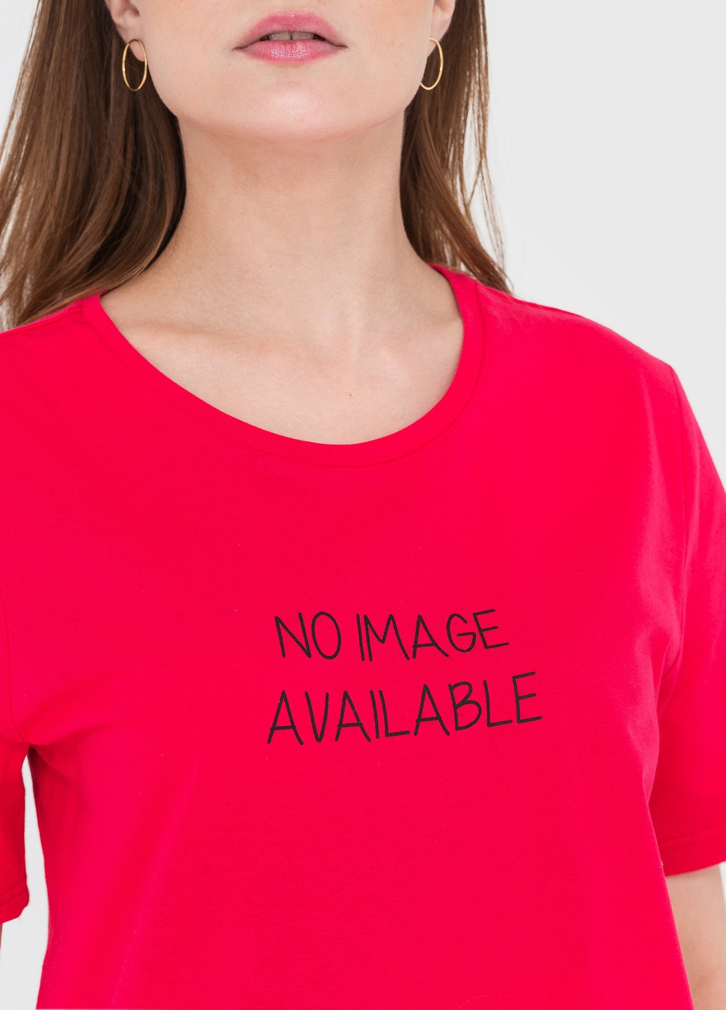 Малинова літня футболка жіноча з коротким рукавом Роза