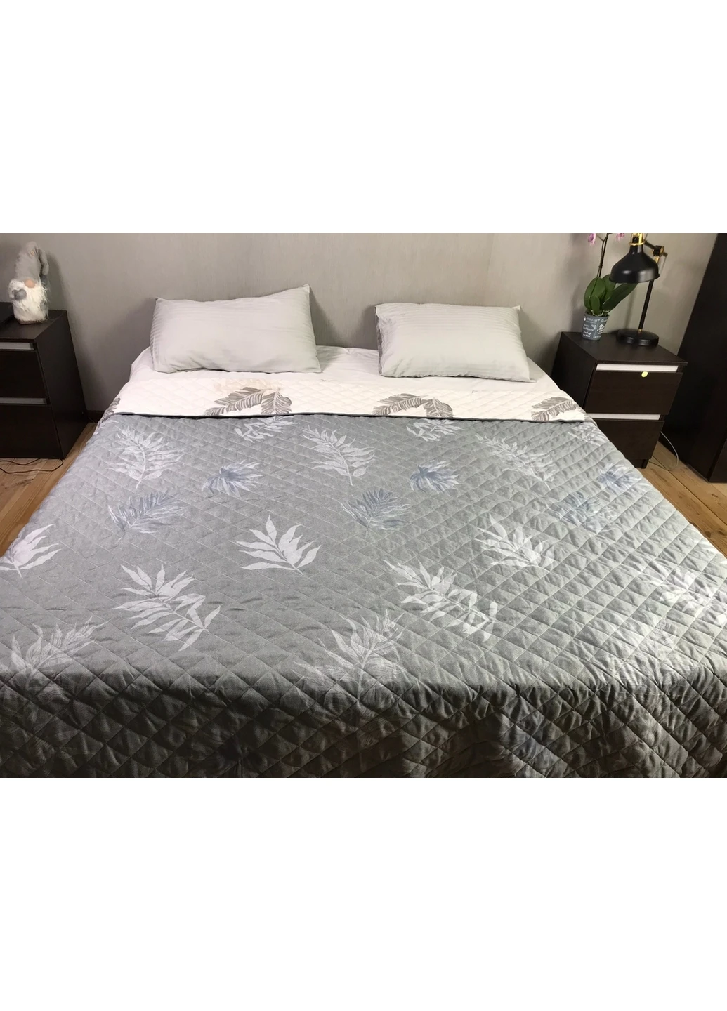 Покрывало с листьями 200х220 см CottonTwill (259500607)