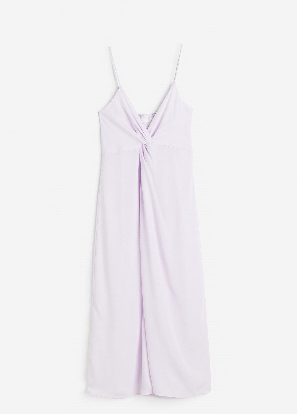 Сиреневое кэжуал платье H&M однотонное