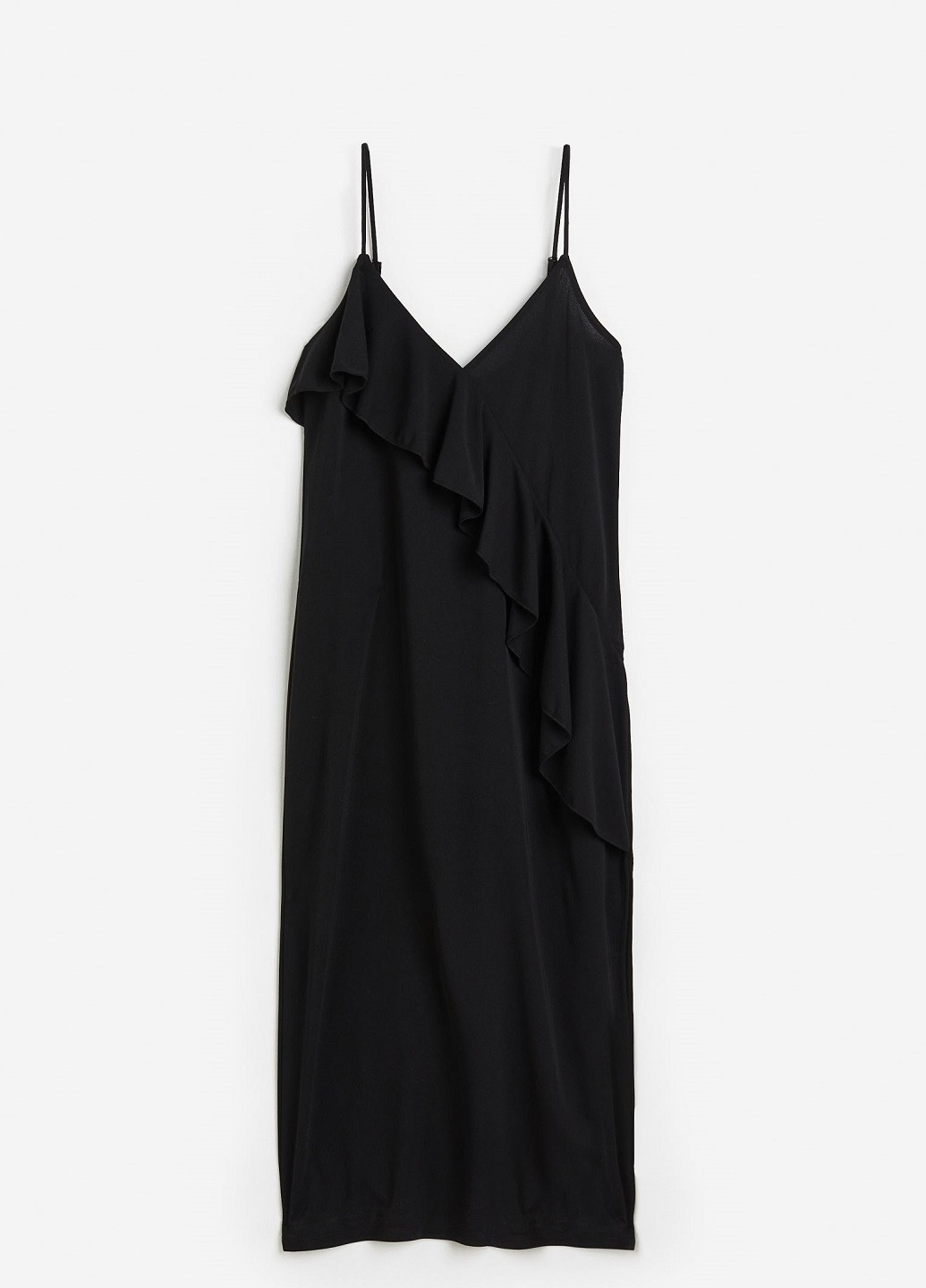 Чорна кежуал сукня H&M однотонна