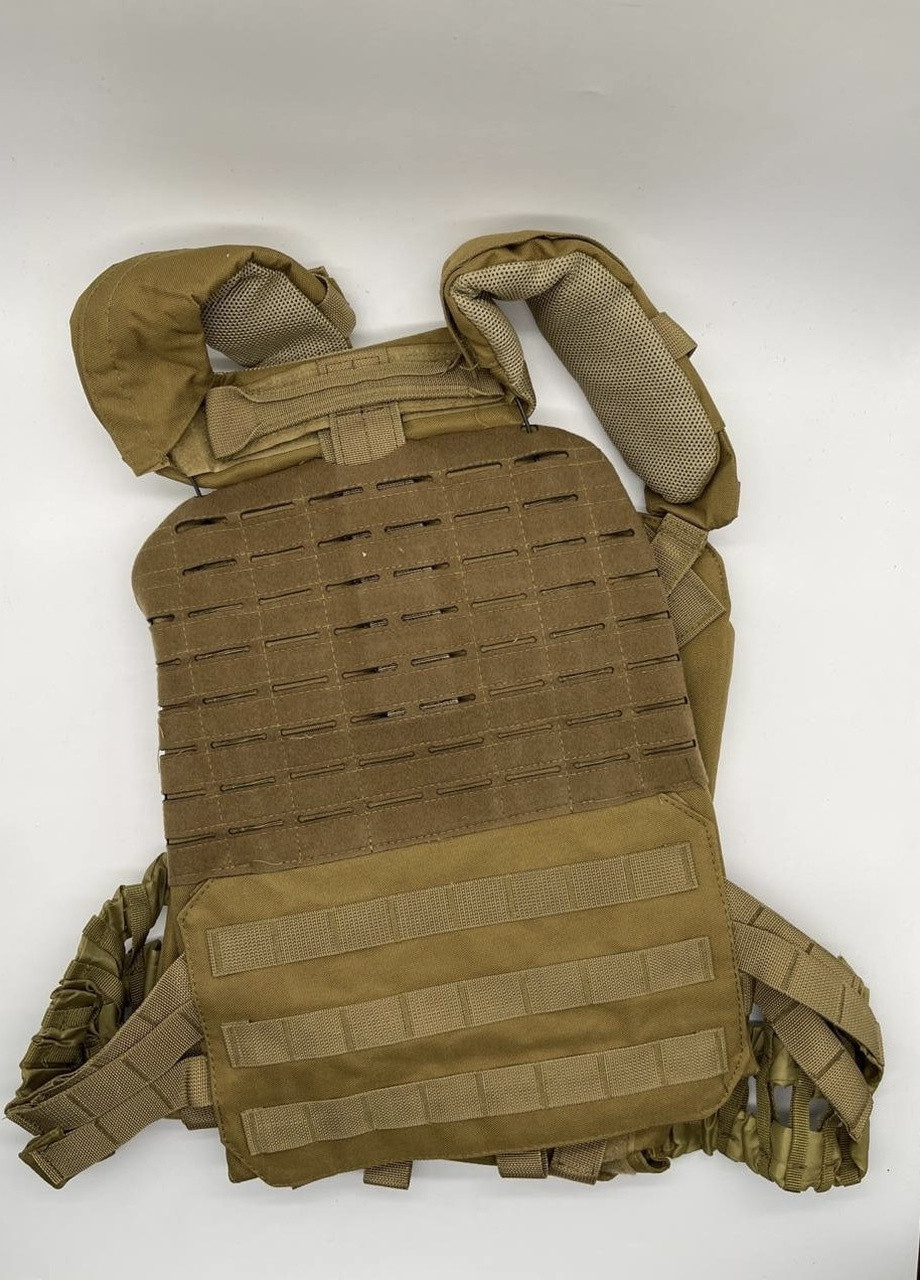 Плитоноска жилет тактический MOLLE быстрый сброс песочная койот No Brand (259502601)