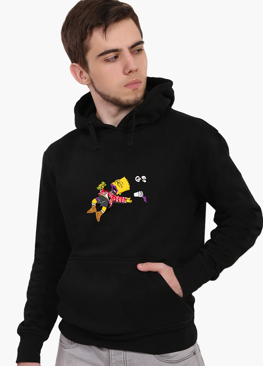 Худі чоловічий Немає майбутнього (No Future) (9225-2018) Чорний MobiPrint (259519733)