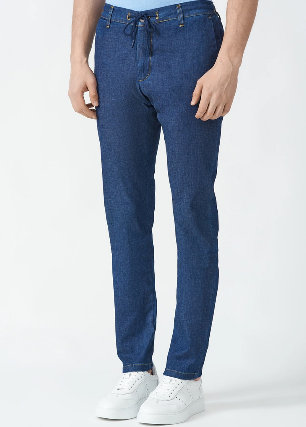Синие кэжуал демисезонные брюки Bernese