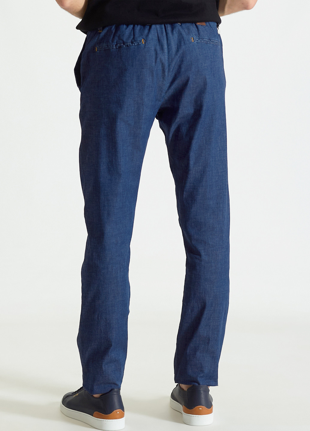 Синие кэжуал демисезонные брюки Bernese