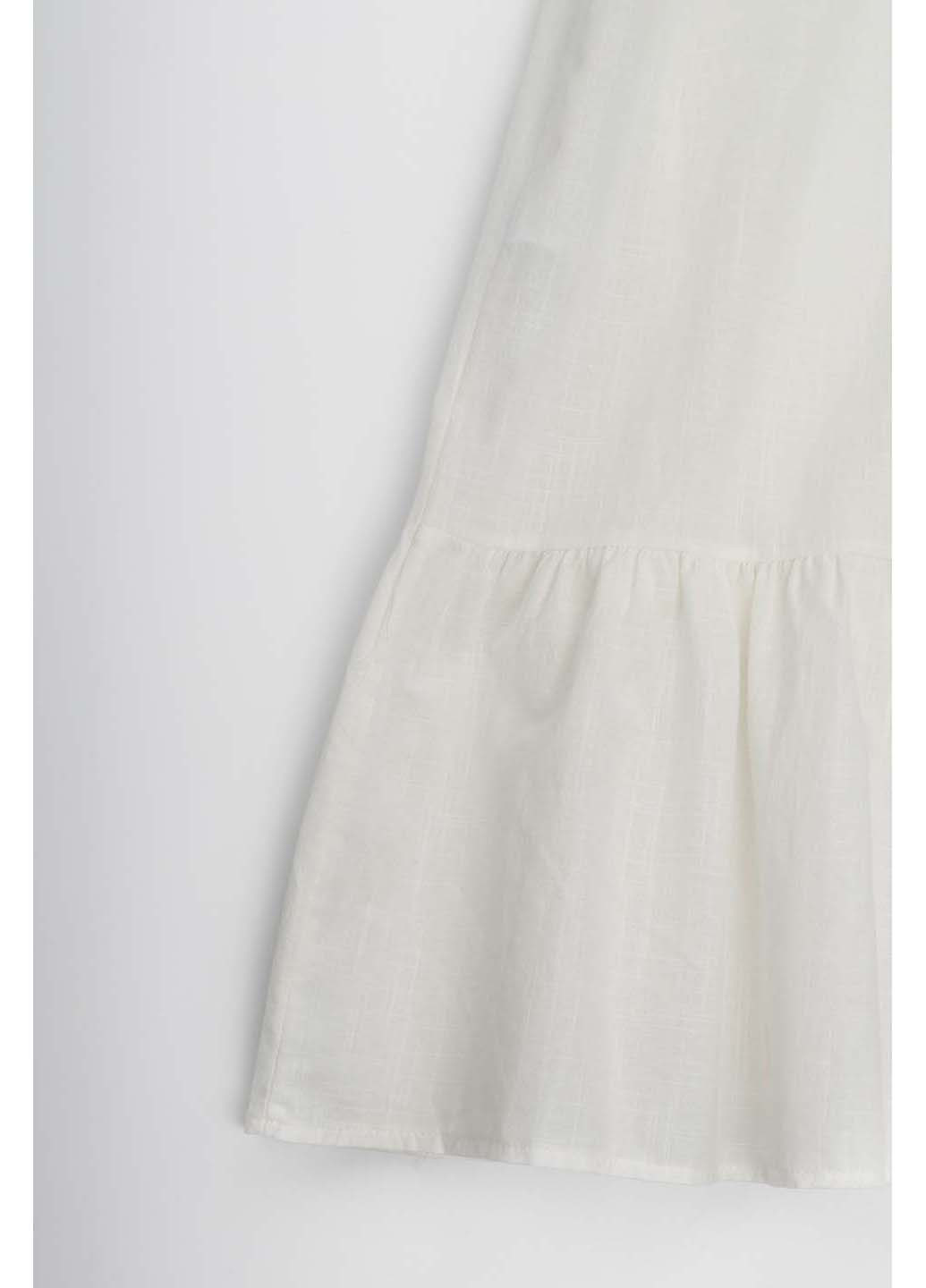 Білий кежуал сукня вишиванка Park Karon