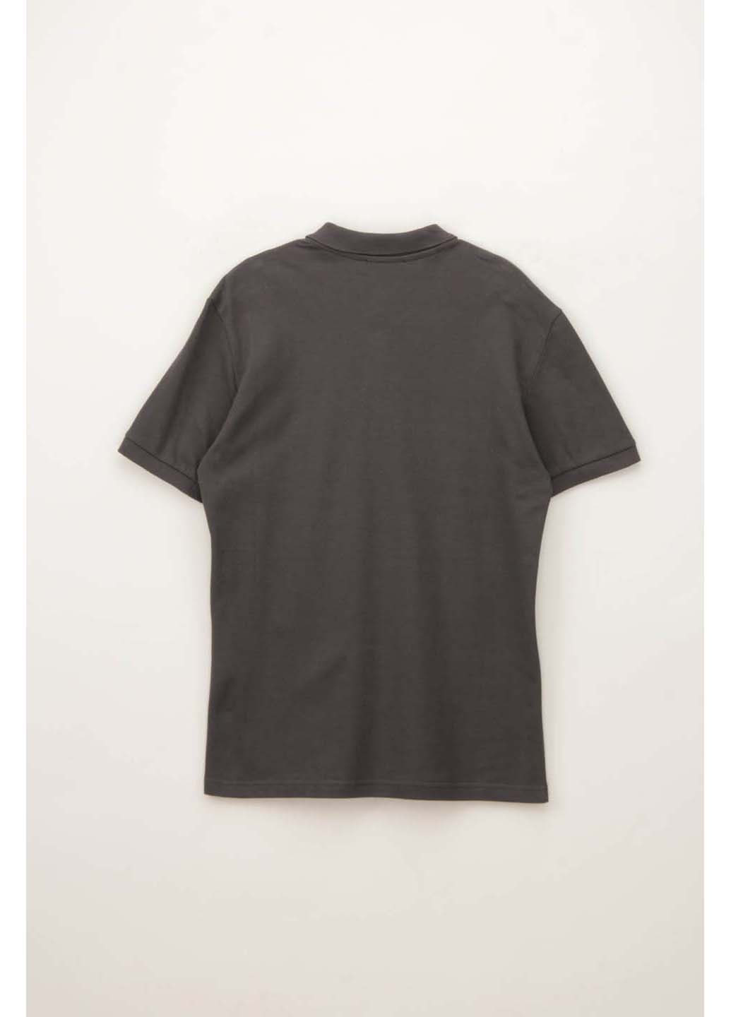Темно-серая футболка-поло для мужчин CLUB JU