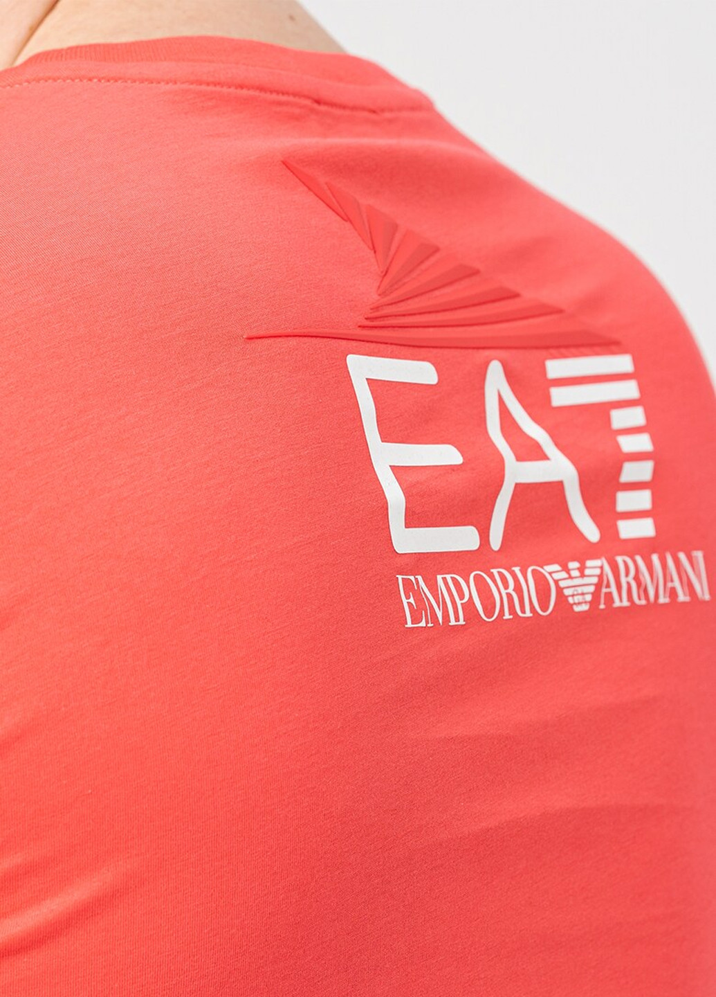 Рожева футболка EA7