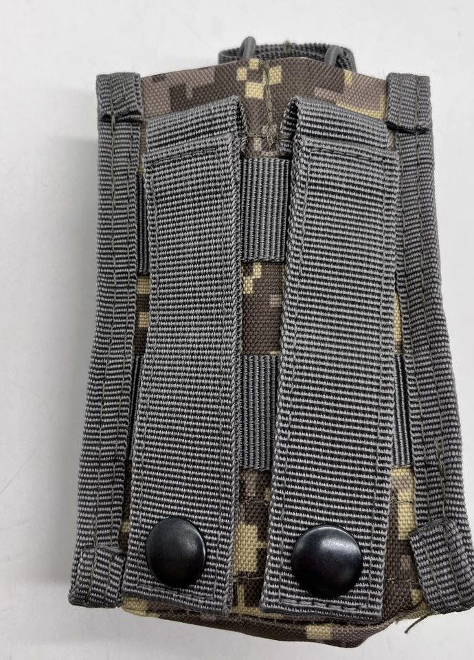Подсумок MOLLE одинарный под магазины пиксель серый No Brand (259506176)