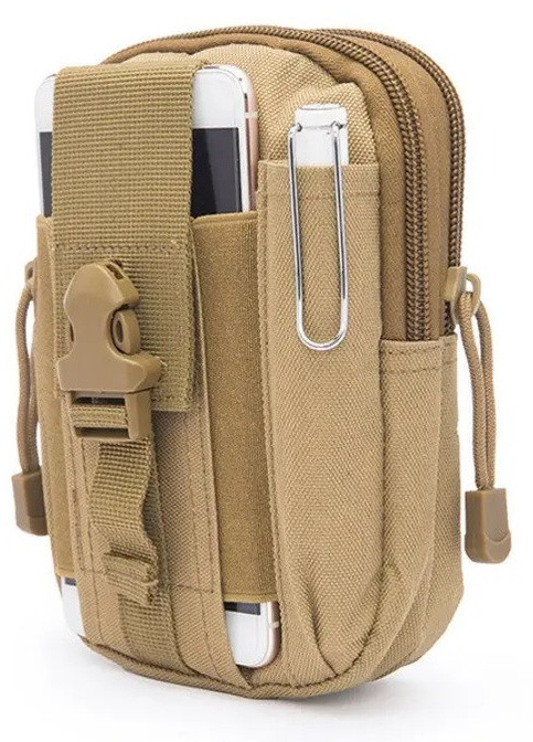 Подсумок органайзер военный MOLLE зеленый пиксель No Brand (259506188)