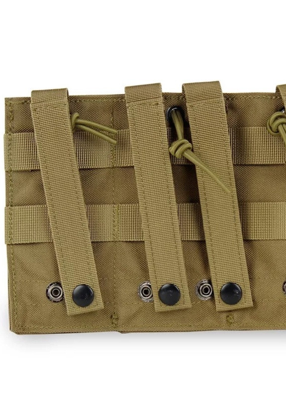 Подсумок койот MOLLE под магазины на плитоноску жилет тактический No Brand (259506174)