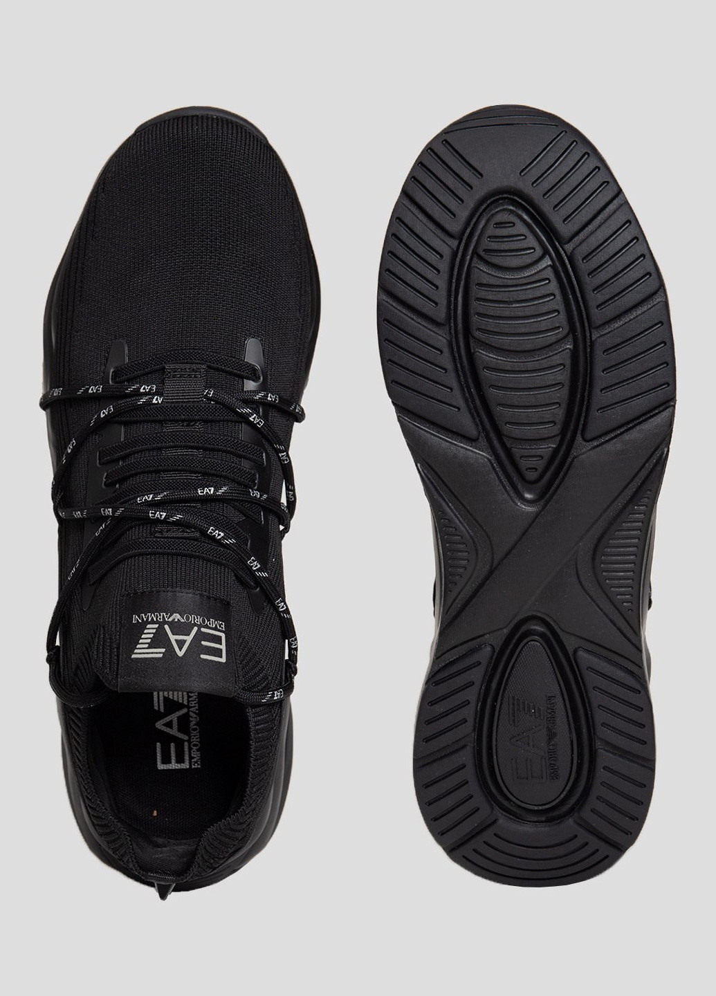 Черные демисезонные кроссовки EA7