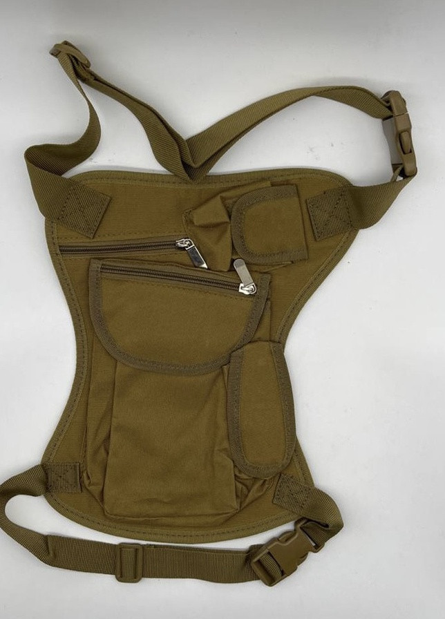 Тактична сумка на ногу військова койот пісочна No Brand (259569396)