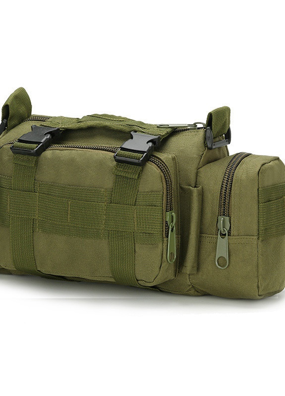 Поясная тактическая сумка военная B04 MOLLE через плечо молли олива зеленая No Brand (259569371)