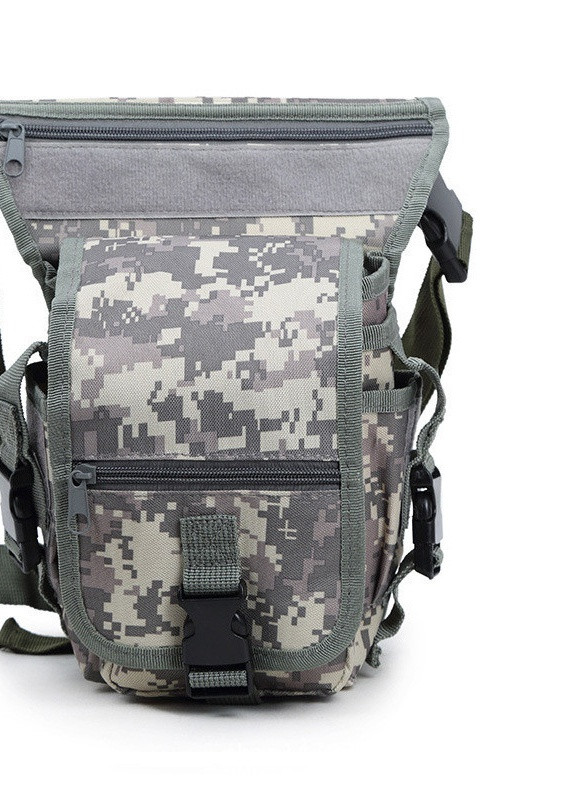 Тактическая сумка B05 на бедро военная сумка на ногу серая пиксель No Brand (259569390)
