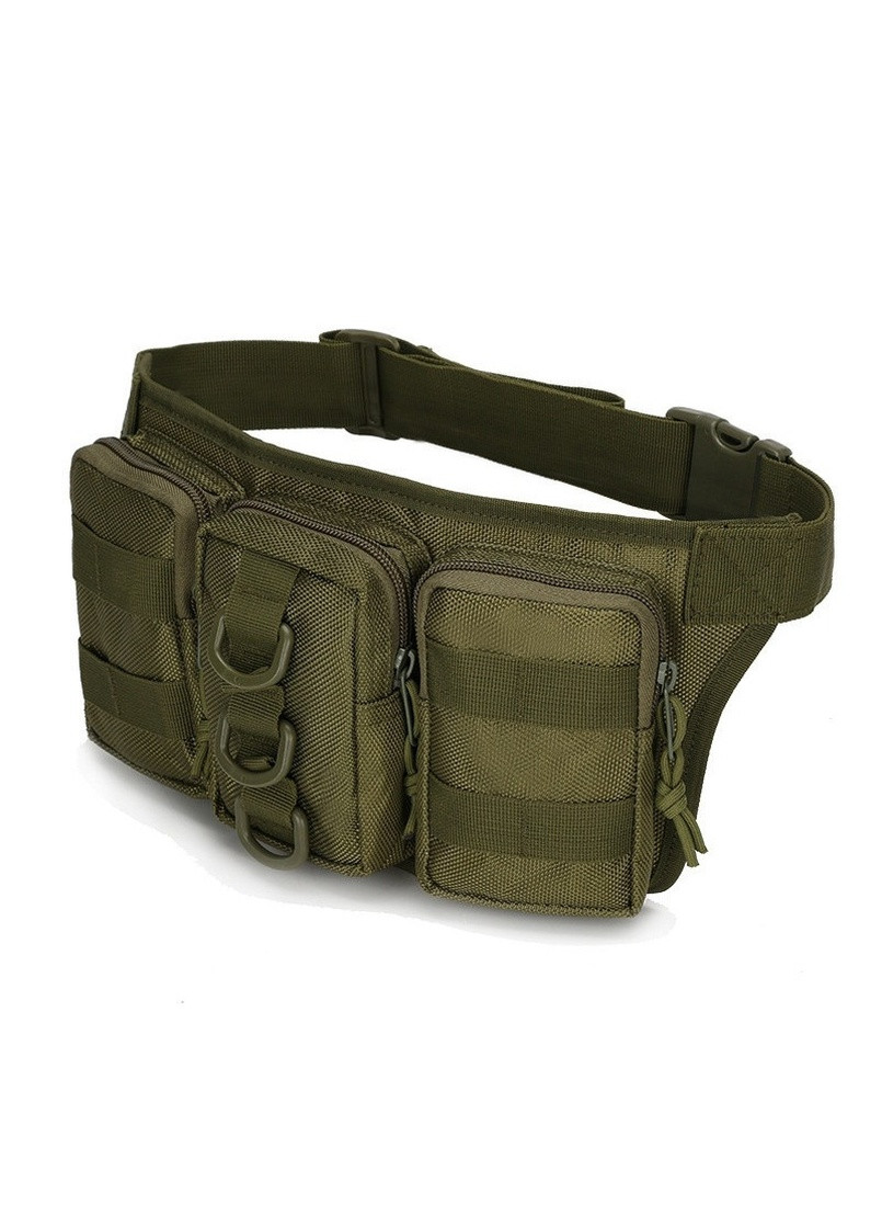 Поясная тактическая сумка А07 военная бананка олива зеленая No Brand (259569395)