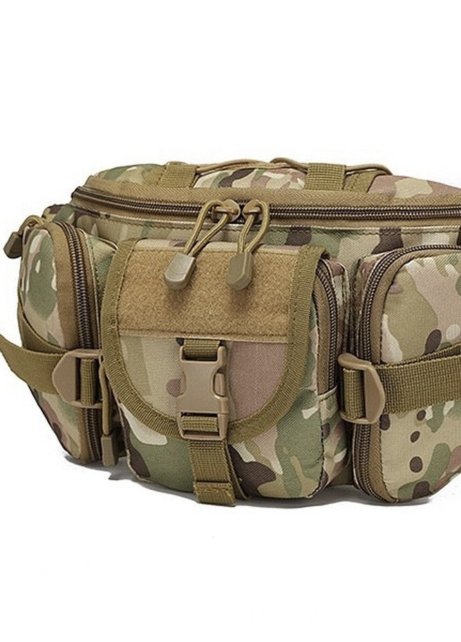 Поясная тактическая сумка D005 военная бананка пиксель серый No Brand (259569387)