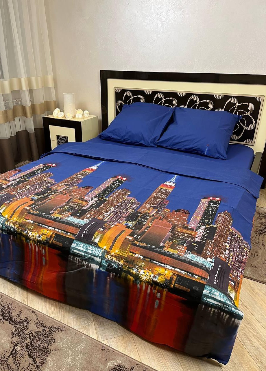 Комплект постельного белья Сингапур семейный 215х150 см наволочки 2 шт. 70х70 см No Brand (259576186)