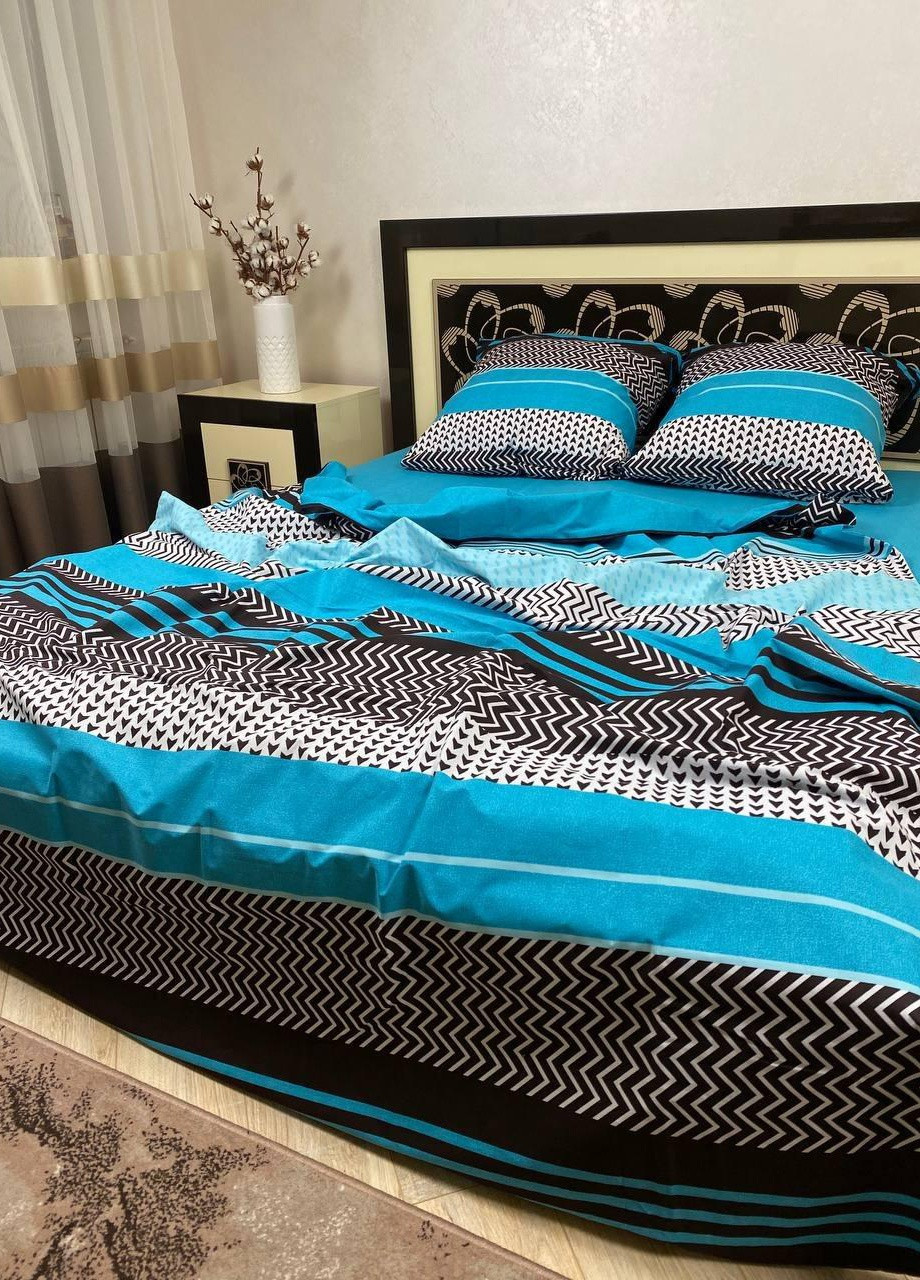 Комплект постельного белья Нефрит семейный 215х150 см наволочки 2 шт. 70х70 см No Brand (259576392)