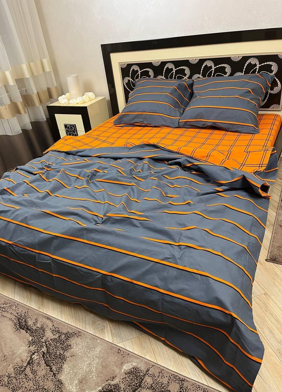 Комплект постельного белья Бурштин семейный 215х150 см наволочки 2 шт. 70х70 см No Brand (259576599)