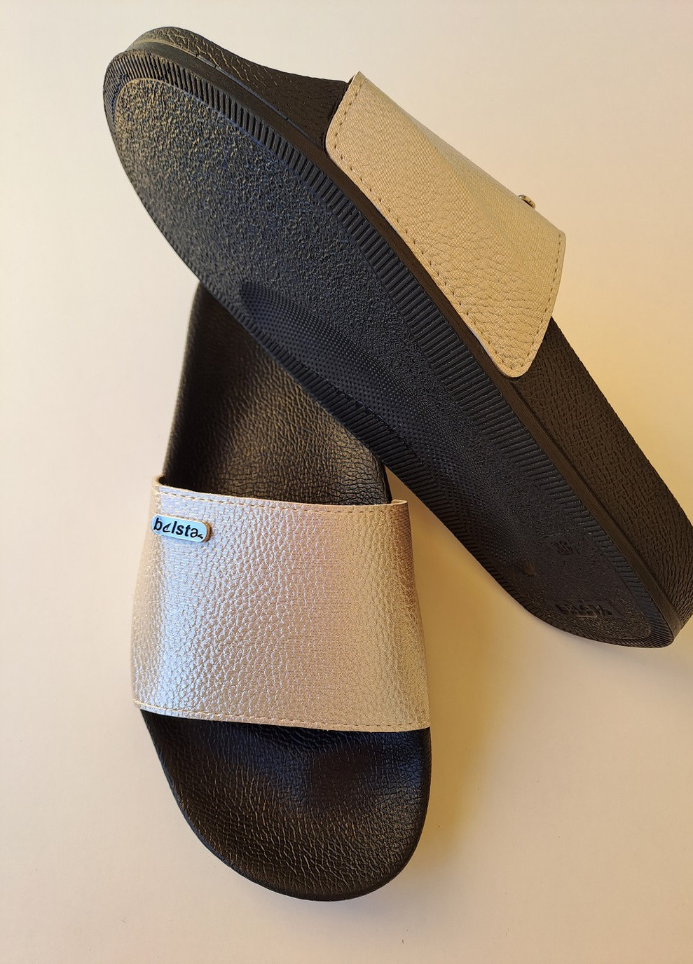 Белые шлепанцы женские Белста