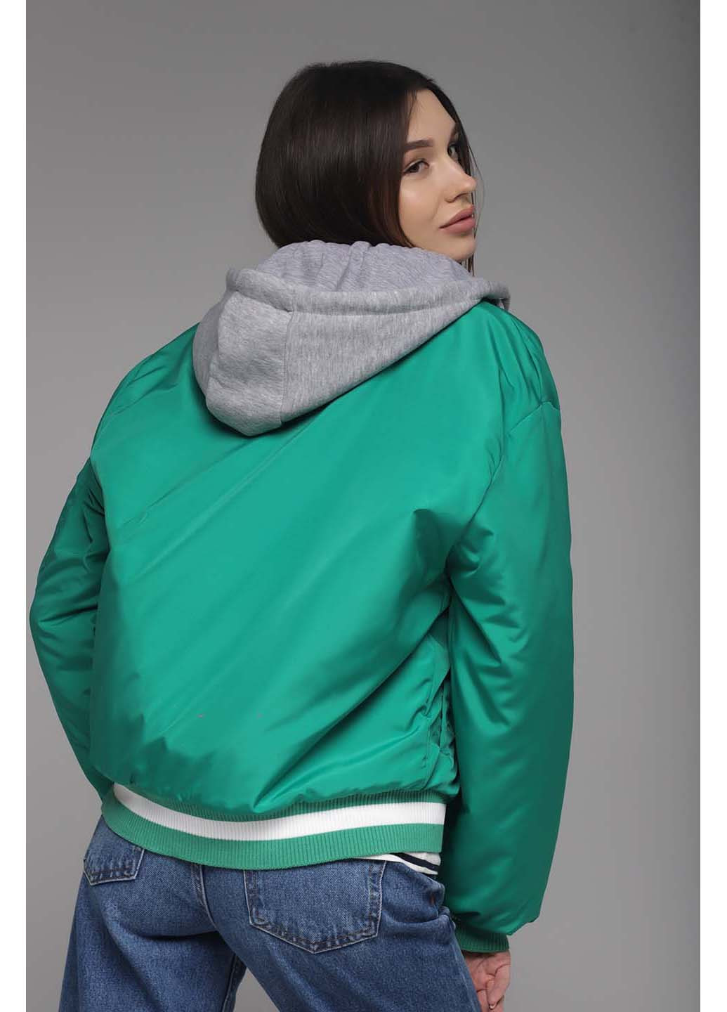 Зеленая демисезонная куртка NOA noa