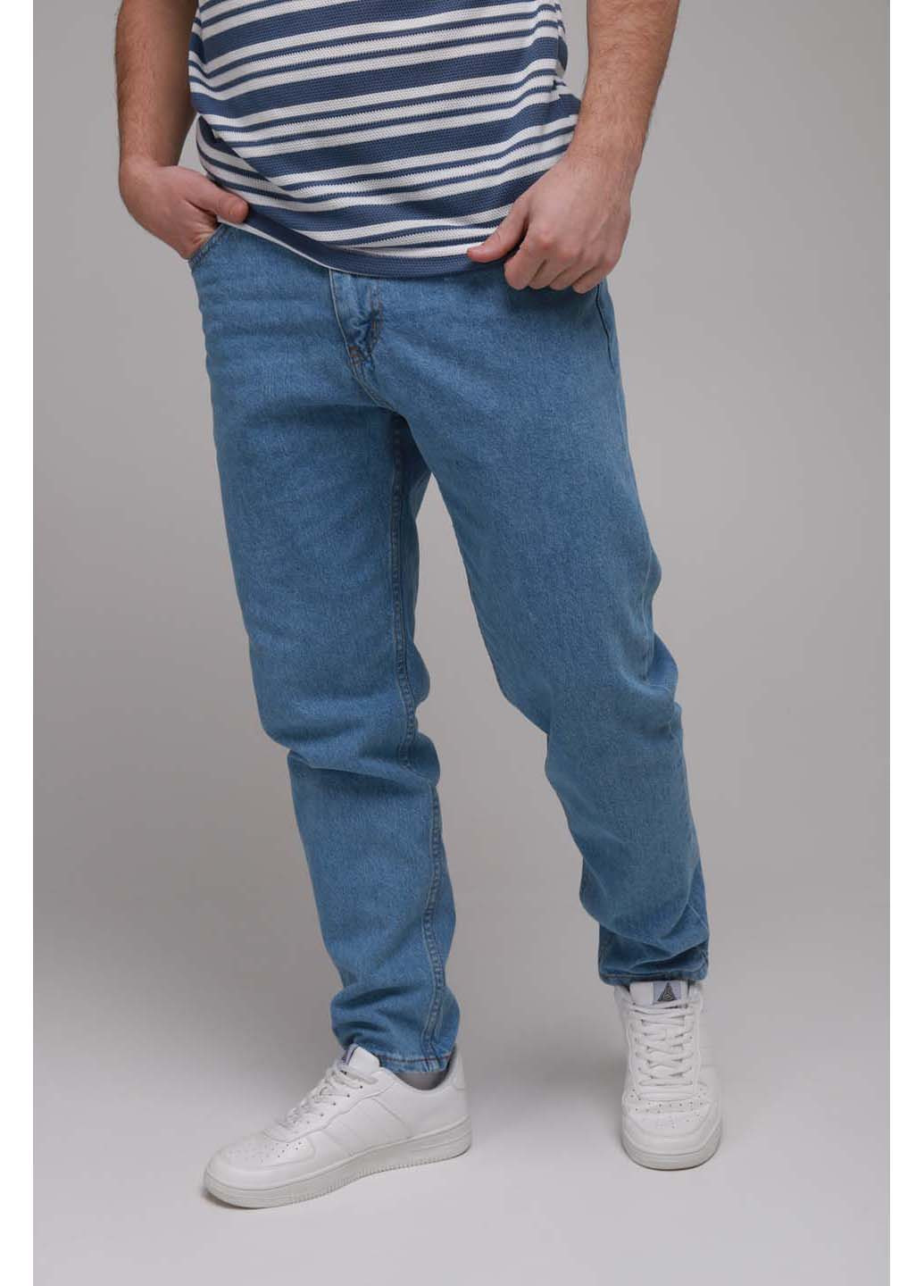 Голубые демисезонные джинсы Figo