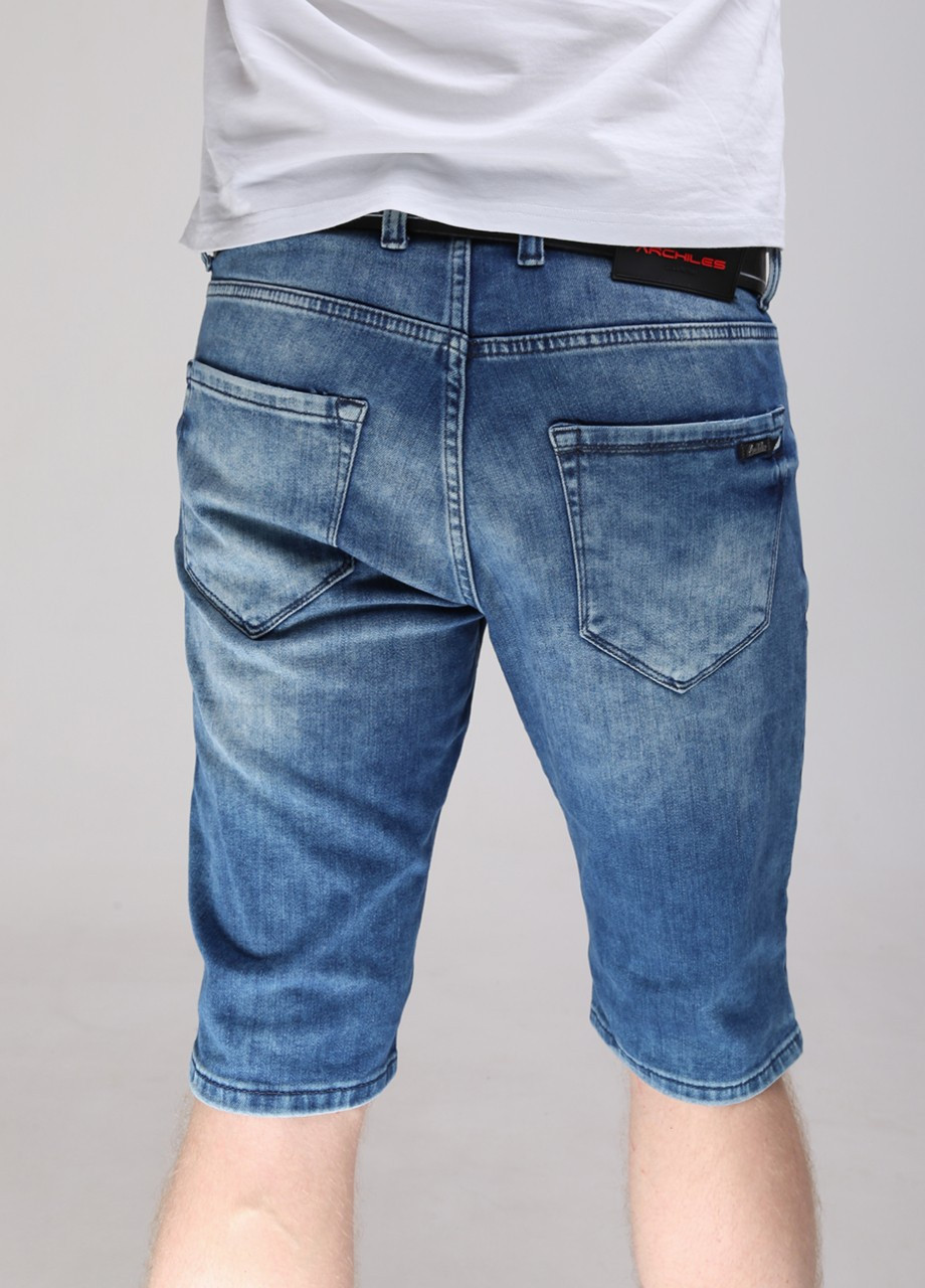 Шорты мужские синие джинсовые со стрейчем ARCHILES (259578691)