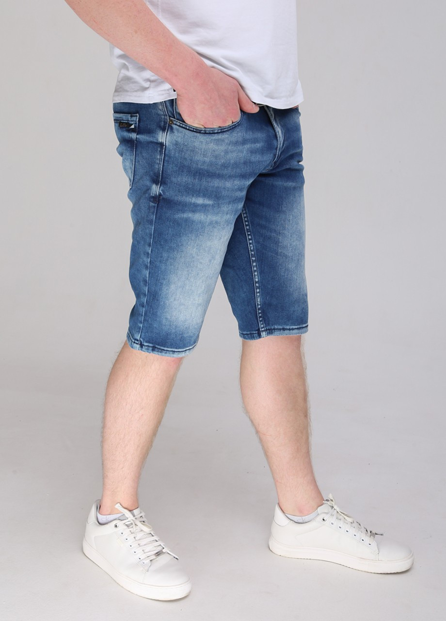 Шорти чоловічі сині джинсові зі стрейчем ARCHILES (259578691)