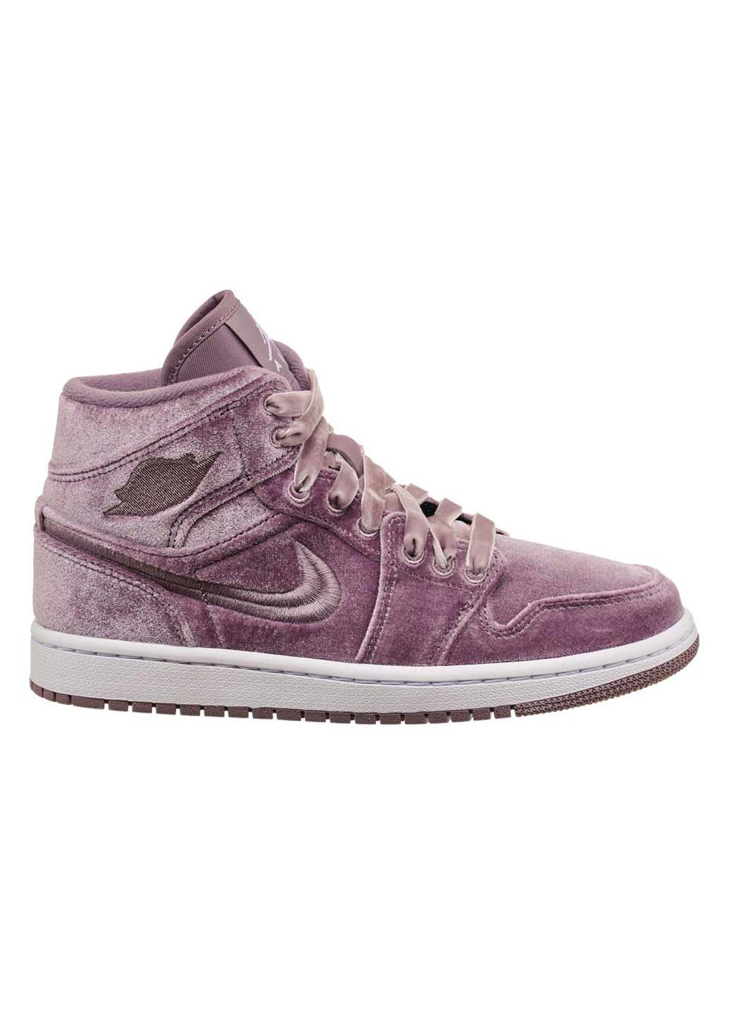 Фіолетові осінні кросівки air 1 mid se Jordan