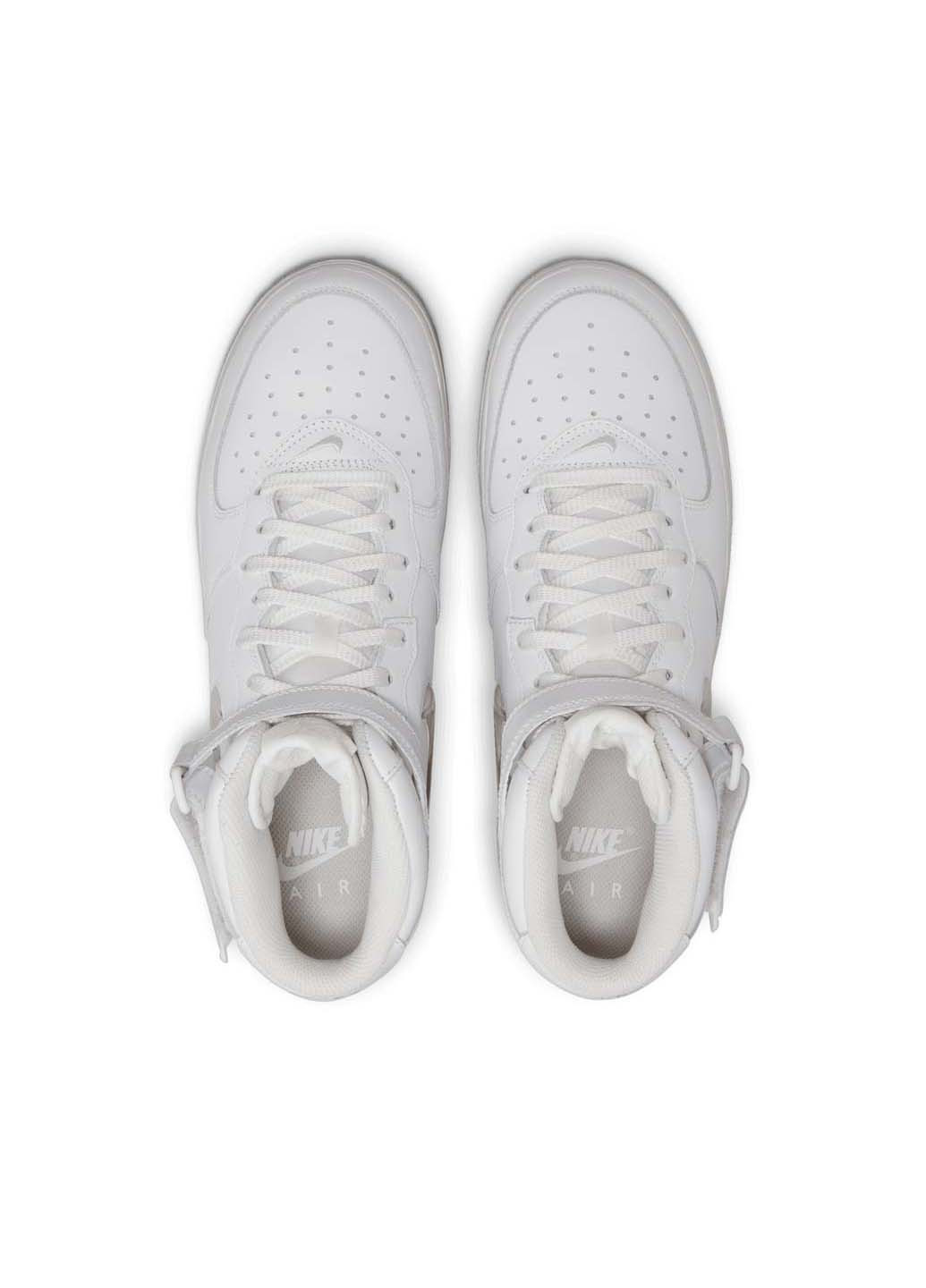 Білі Осінні кросівки air force 1 mid ’07 Nike