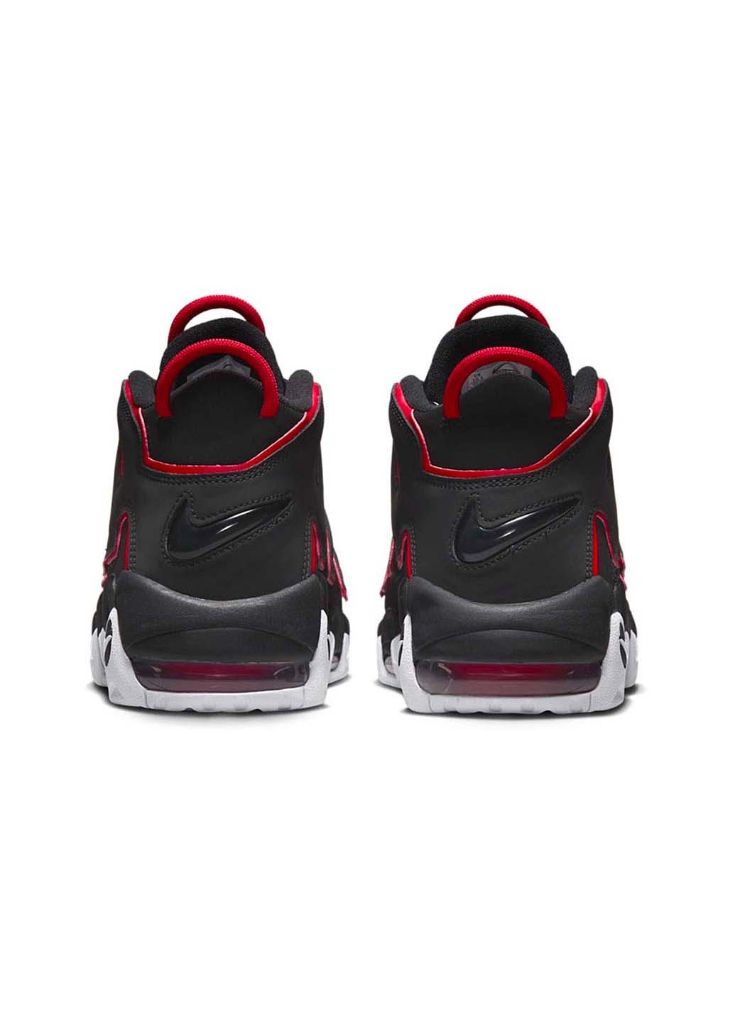 Черные демисезонные кроссовки air more uptempo Nike