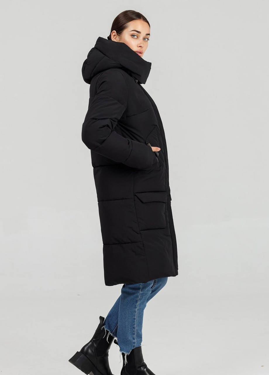 Чорна зимня парка-пуховик Armilise